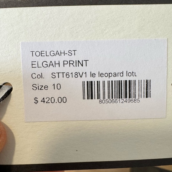 CHIARA BONI Top in Elgah Print Leopard Lotus Made in Italy NWT - Picture 8 of 9